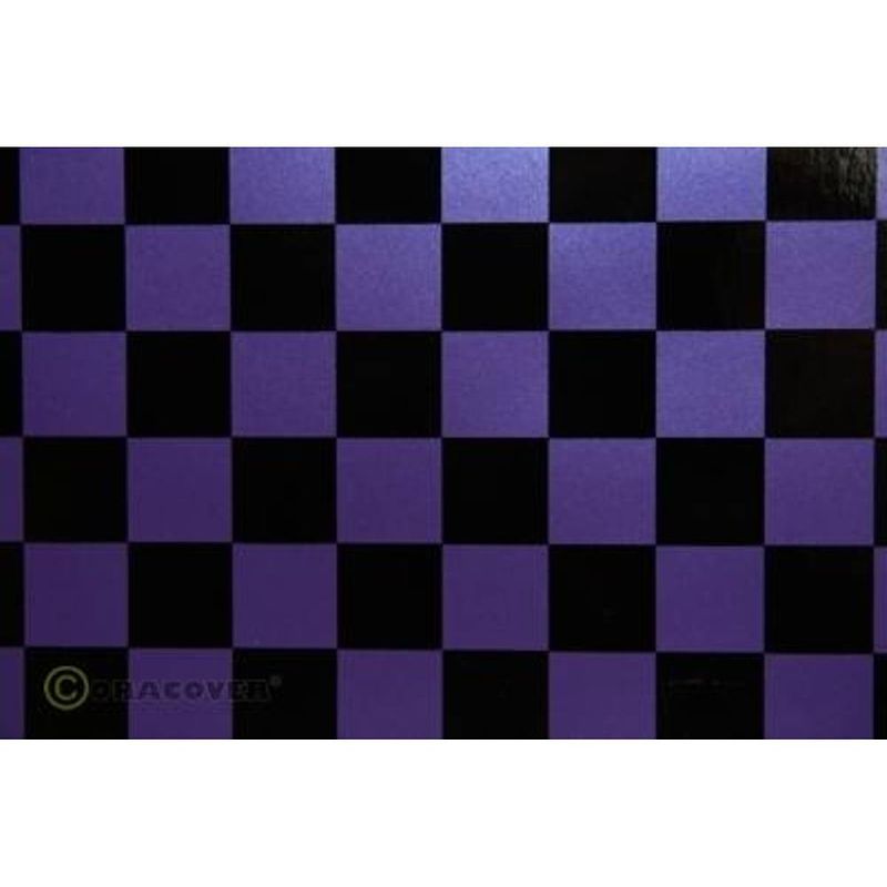 Foto van Oracover orastick fun 3 47-056-071-010 plakfolie (l x b) 10 m x 60 cm parelmoer, lila, zwart