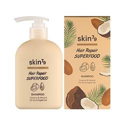 Foto van Hair repair superfood shampoo voor droog en breekbaar haar kokosnoot & amandel 230ml