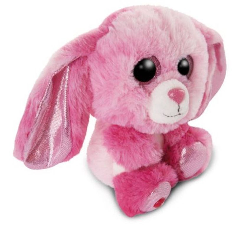 Foto van Nici knuffelkonijn interactief junior 15 cm pluche roze