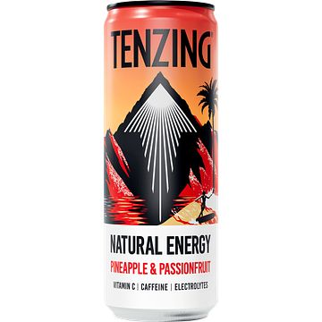 Foto van Tenzing natural energy pineapple & passionfruit 250ml bij jumbo