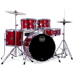 Foto van Mapex comet infra red 5-delig drumstel incl. bekkens en hardware