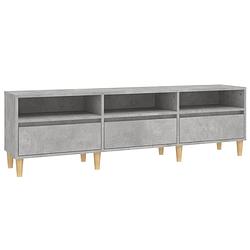 Foto van The living store tv-kast - betongrijs - 150 x 30 x 44.5 cm - duurzaam materiaal