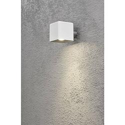 Foto van Konstsmide amalfi nova 7681-200 led-buitenlamp (wand) energielabel: g (a - g) led led vast ingebouwd 3 w wit