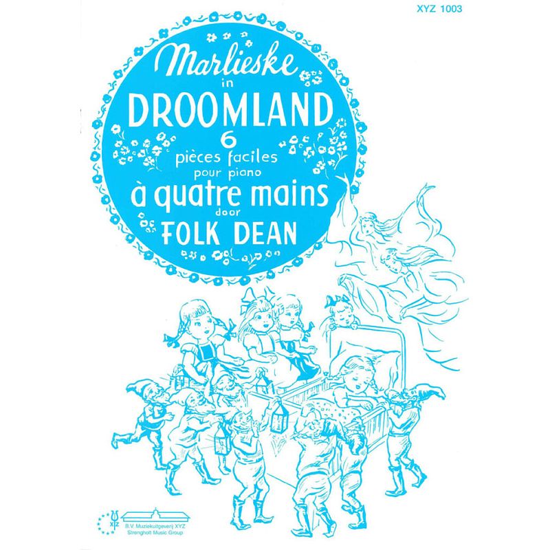 Foto van Xyz uitgeverij marlieske in droomland pianoboek 4-handig