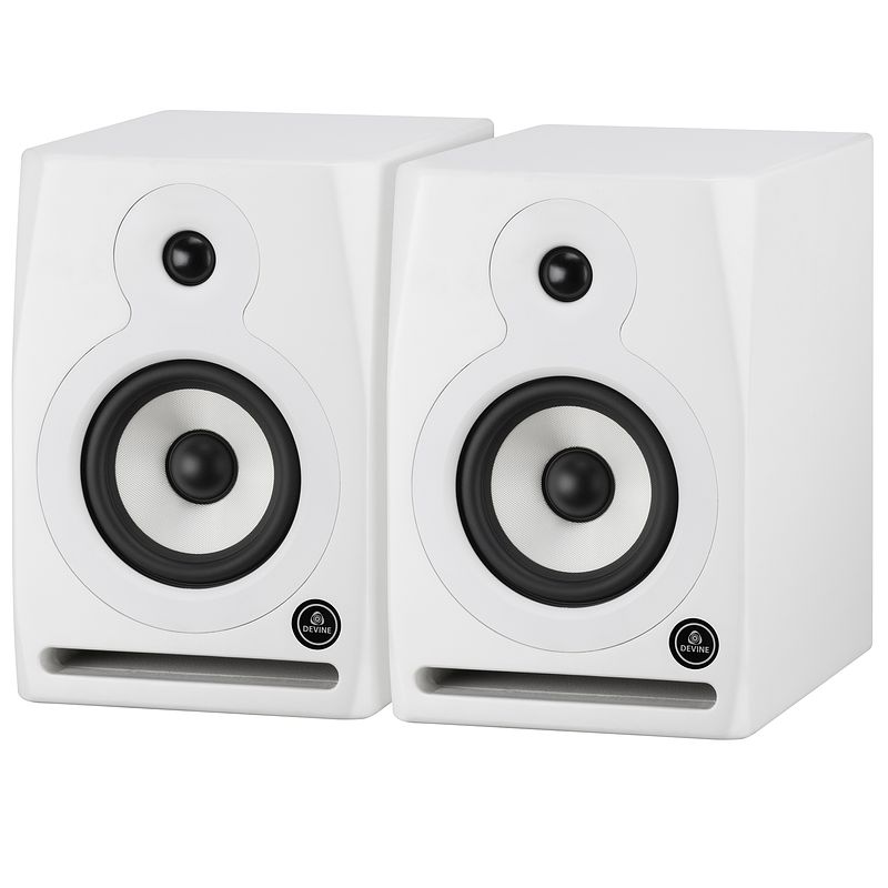 Foto van Devine rx-5a white (2x) studiomonitoren