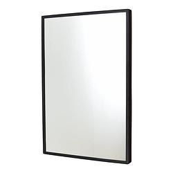Foto van Loft42 industry rectangle spiegel - metaal - mat zwart - 60x40x4