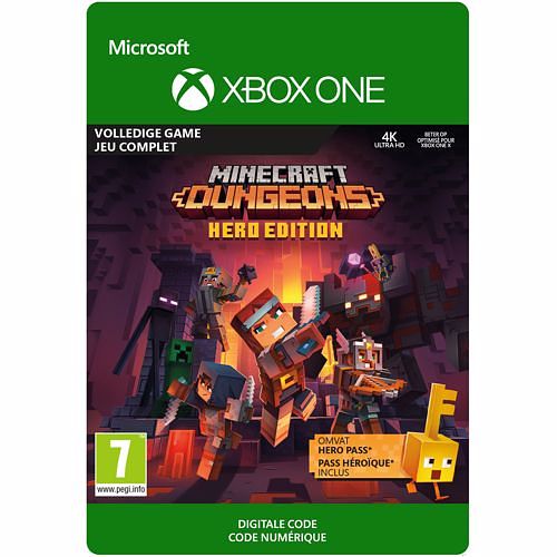 Foto van Minecraft dungeons: hero edition xbox one - direct download