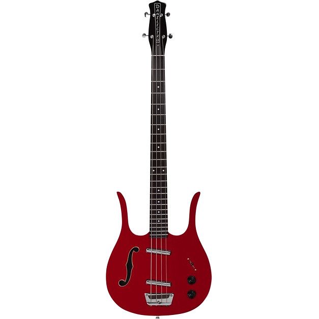 Foto van Danelectro 58 longhorn bass red hot elektrische basgitaar