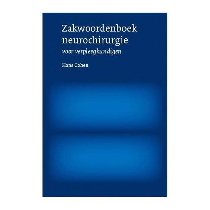 Foto van Zakwoordenboek neurochirurgie voor