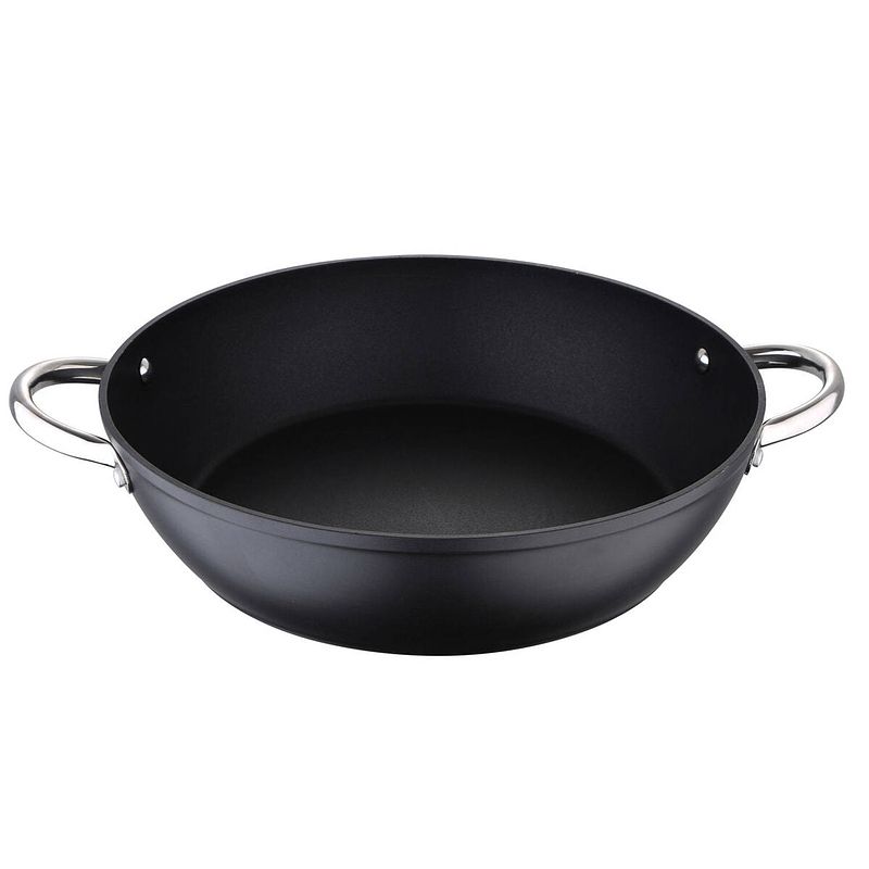 Foto van Pan masterpro foodies zwart gehard aluminium (ø 32 cm)