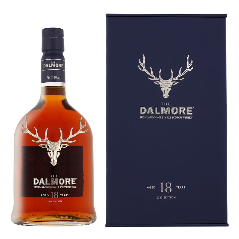 Foto van The dalmore 18 years 2023 edition 70cl whisky + giftbox
