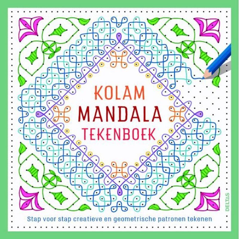 Foto van Kolam mandala tekenboek