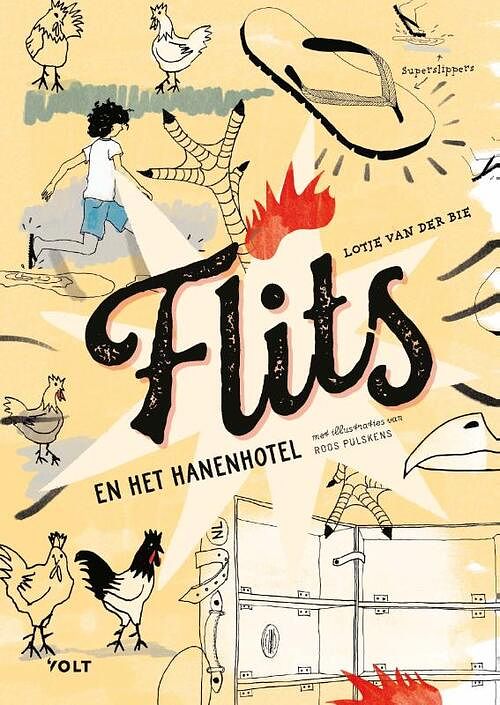 Foto van Flits en het hanenhotel - lotje van der bie - hardcover (9789021469126)