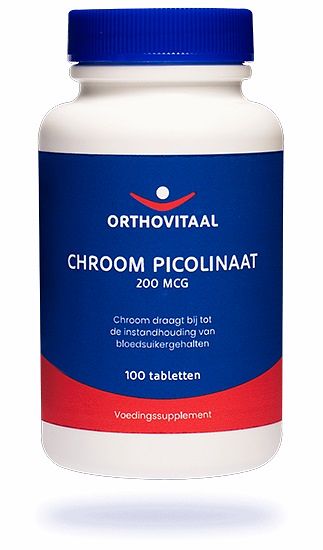 Foto van Orthovitaal chroom picolinaat tabletten