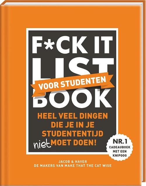 Foto van F*ck it list voor studenten - hardcover (9789464080803)