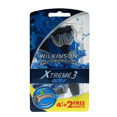 Foto van Wilkinson xtreme iii wegwerp mesjes active 4+2gratis