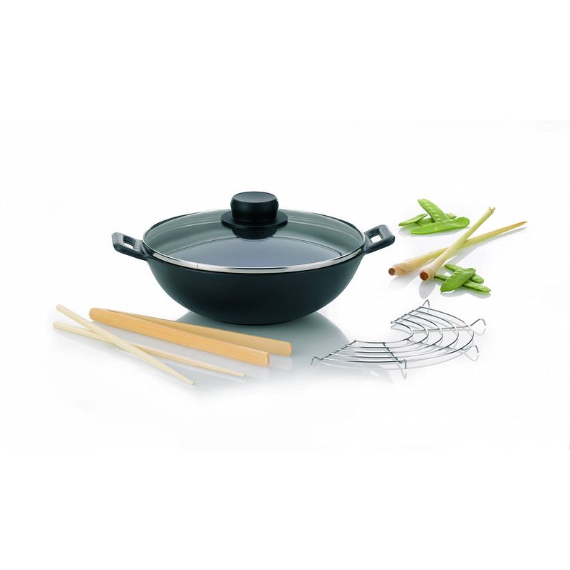 Foto van Wokset 5-delig mini, 24 cm - kela