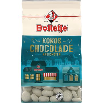 Foto van Bolletje kokos chocolade kruidnoten 250g bij jumbo