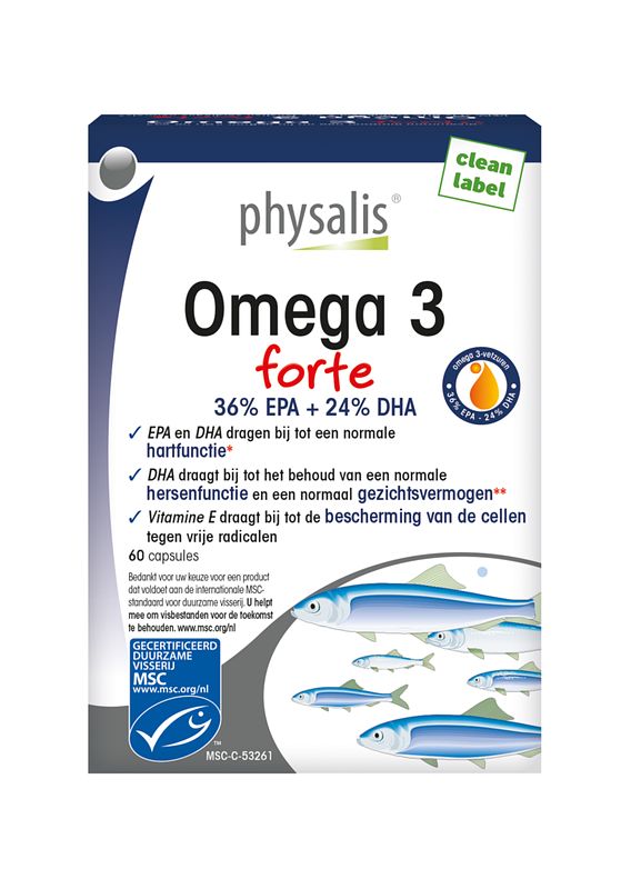 Foto van Physalis omega 3 forte capsules