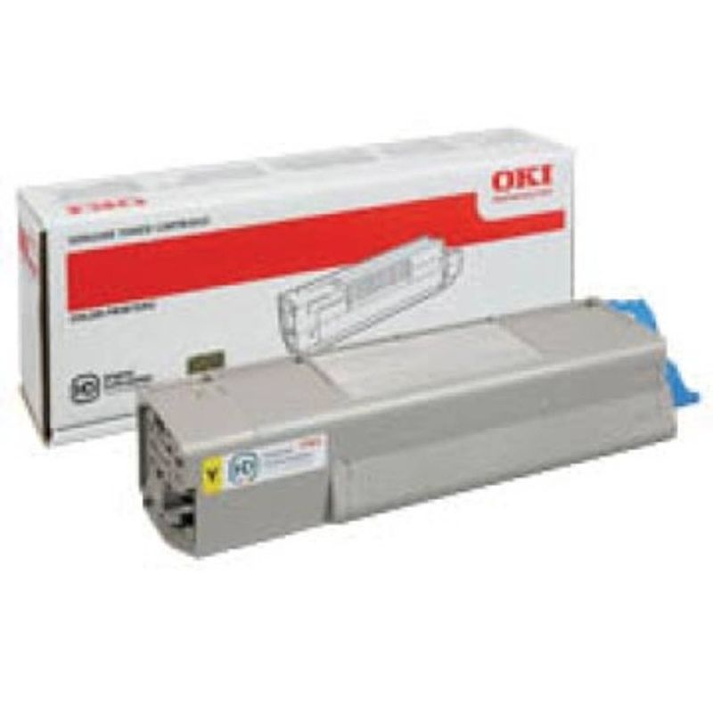 Foto van Oki toner kit geel - 6000 pagina's - 44315305