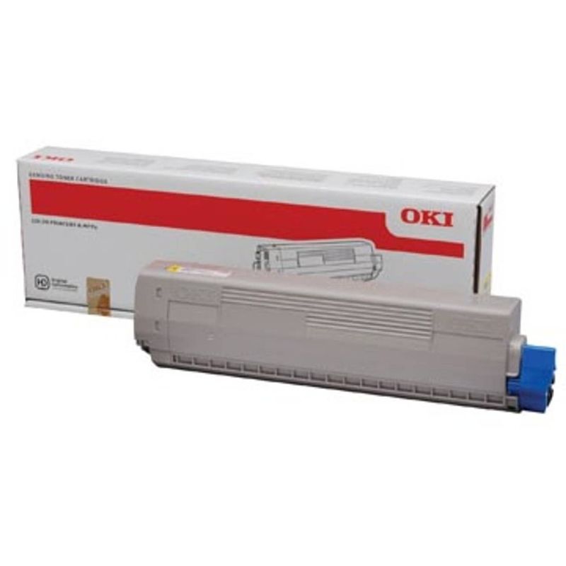 Foto van Oki toner kit geel - 10000 pagina's - 44844505