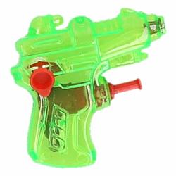 Foto van Mini waterpistool groen 7 cm - waterpistolen