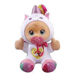 Foto van Vtech little love knuffelpop eenhoorn wit 26 cm