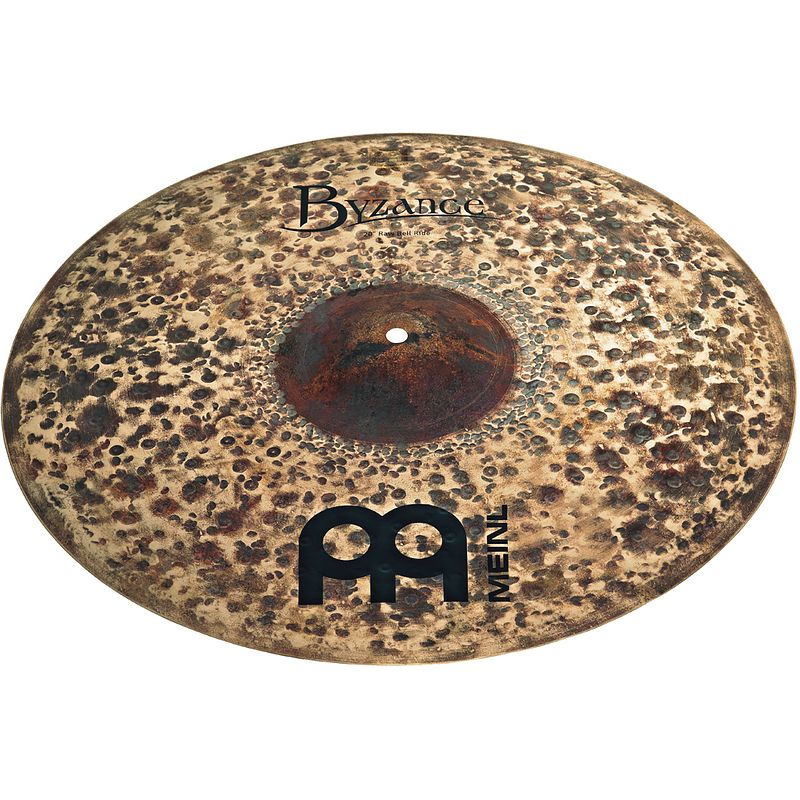 Foto van Meinl byzance b22rbr 22 inch dark raw bell ride bekken