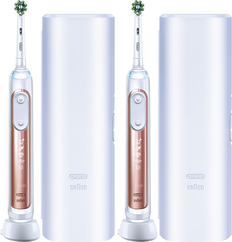 Foto van Oral-b genius x roségoud duo pack