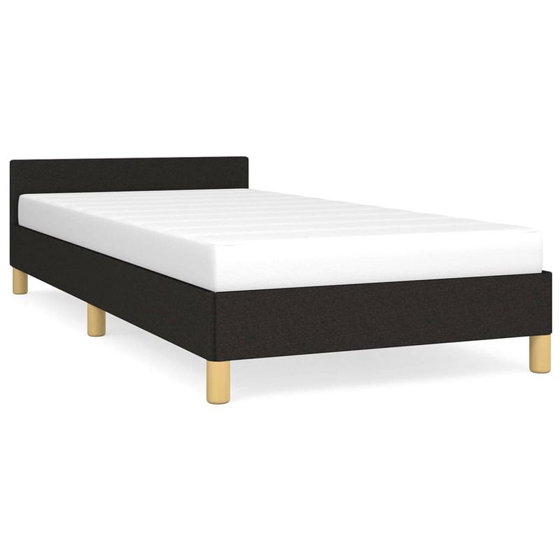 Foto van The living store bedframe - bedframes - 203 x 83 x 50 cm - duurzaam materiaal