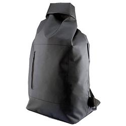 Foto van Waterdichte vegan duffel bag/plunjezak 30 liter zwart - reistas (volwassen)