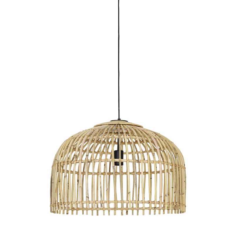 Foto van Light & living - hanglamp - 60x60x40 - bruin