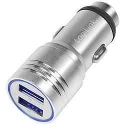 Foto van Logilink logilink pa0228 usb-oplader auto uitgangsstroom (max.) 2100 ma 2 x usb-a met noodhamer-functie