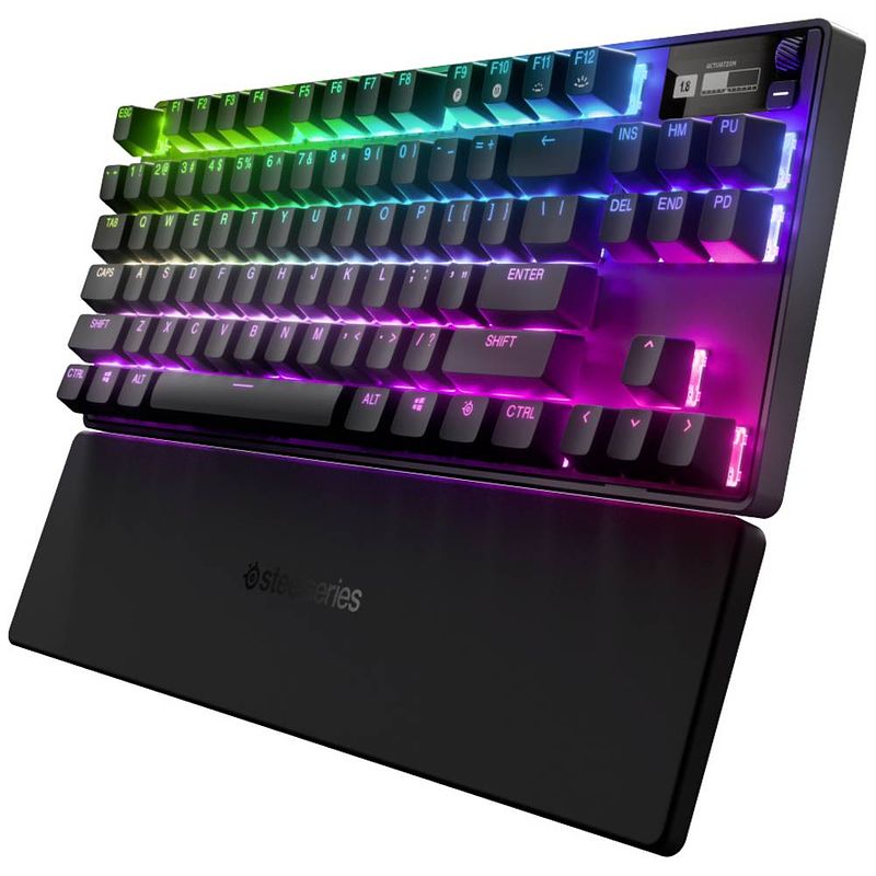 Foto van Steelseries apex pro wl gaming-toetsenbord draadloos qwertz, duits zwart