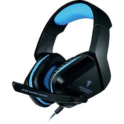Foto van Berserker gaming avrak over ear headset gamen kabel stereo zwart, blauw