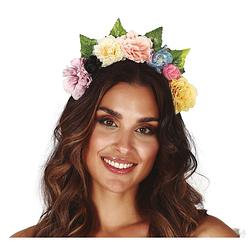 Foto van Fiestas guirca haarband bloemen dames 20 x 22 cm