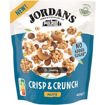 Foto van Jordans crisp & crunch nuts haverclusters 400g bij jumbo