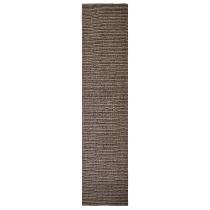 Foto van The living store sisal kleed - kattenkrabmat 80x350 cm - duurzaam - anti-slip - bruin