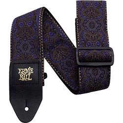 Foto van Ernie ball 4164 purple paisley jacquard strap gitaarband