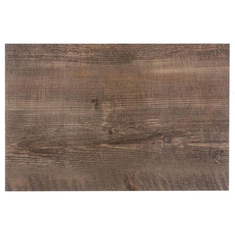 Foto van Rechthoekige placemat hout print eiken pvc 45 x 30 cm - placemats