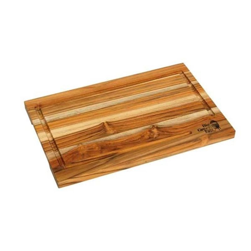 Foto van Big green egg cutting board snijplank teak