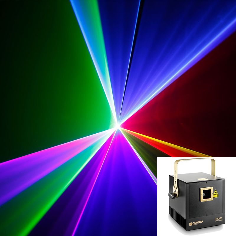 Foto van Cameo ioda 1000 rgb professionele 1000 mw rgb show laser