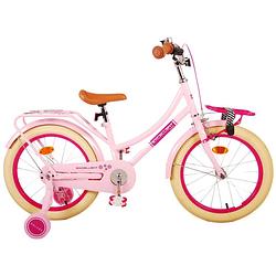 Foto van Volare excellent kinderfiets - meisjes -18 inch - roze - 95% afgemonteerd