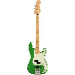 Foto van Fender player plus precision bass cosmic jade mn elektrische basgitaar met gigbag