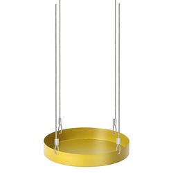 Foto van Esschert design plantenblad hangend rond s goudkleurig