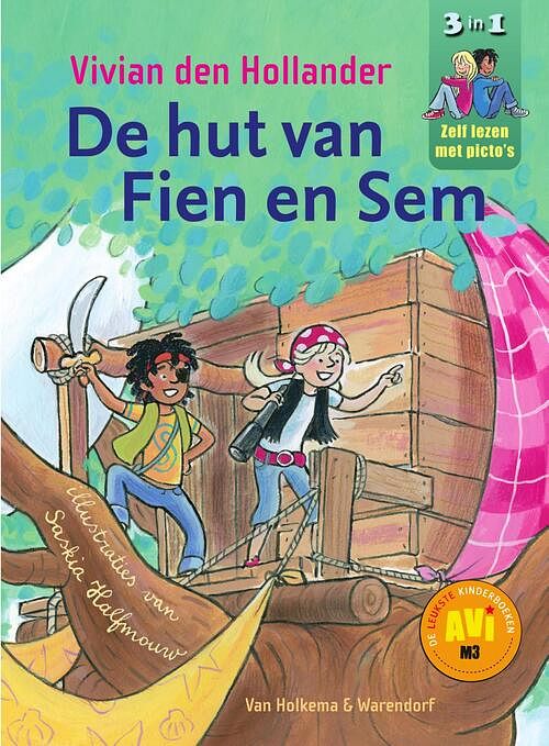 Foto van De hut van fien en sem - vivian den hollander - ebook (9789000343133)