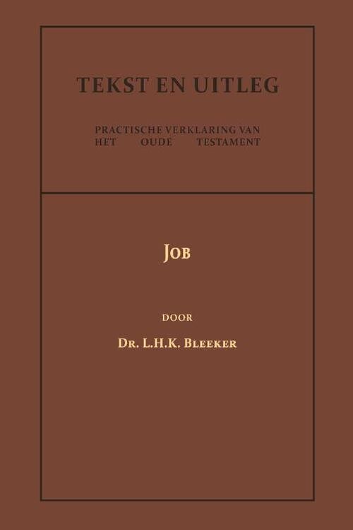 Foto van Job - dr. l.h.k. bleeker - paperback (9789057196577)