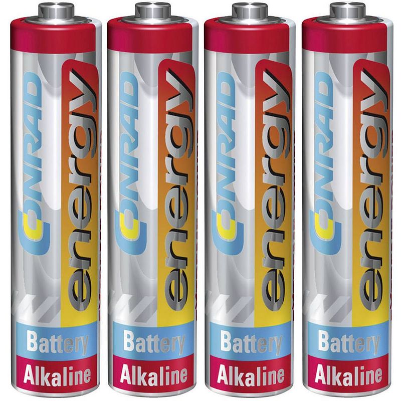 Foto van Aaa batterij (potlood) conrad energy extreme power lr03 alkaline 1.5 v 4 stuk(s)