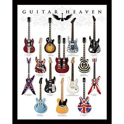 Foto van Pyramid guitar heaven poster 40x50cm