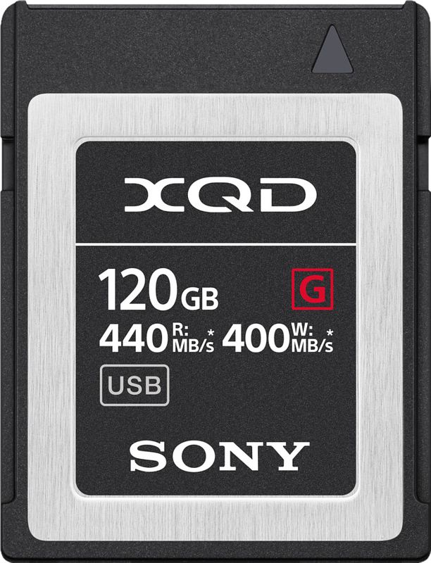 Foto van Sony xqd g 120gb high speed r440 w400